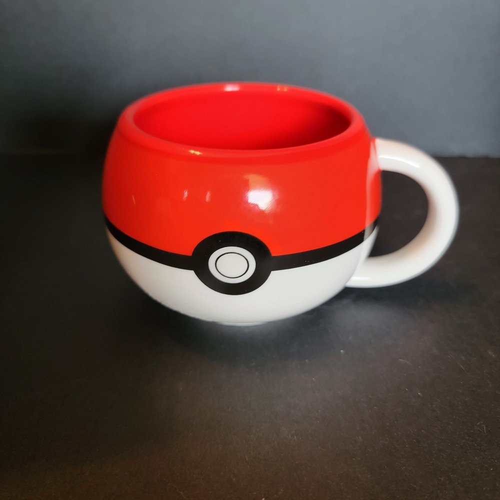 Nintendo Pokemon Just Funky PokeBall Ceramic Coffee Tea Cup Mug 16 oz.